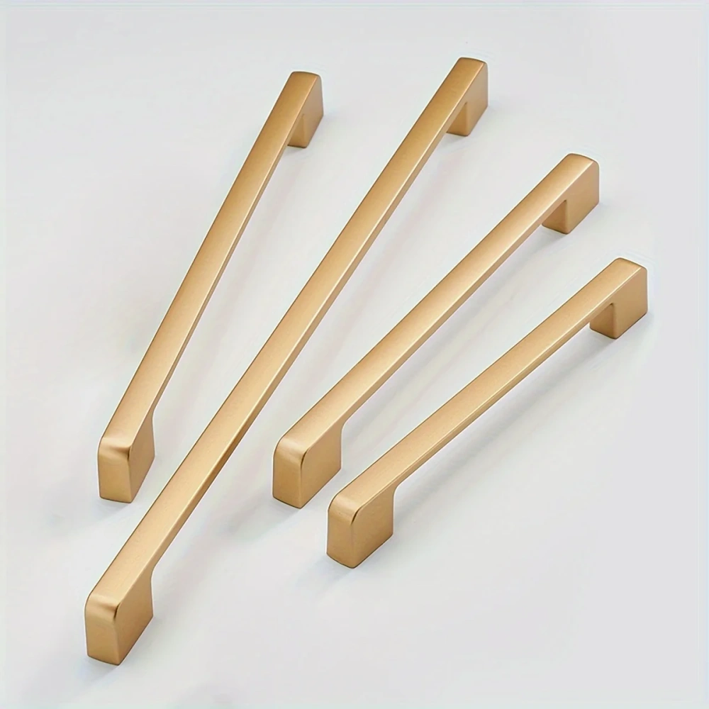 1pc Aluminum Alloy Cabinet Handle, Solid Kitchen Cupboard Pull, Drawer Knob, Furniture Handle Hardware