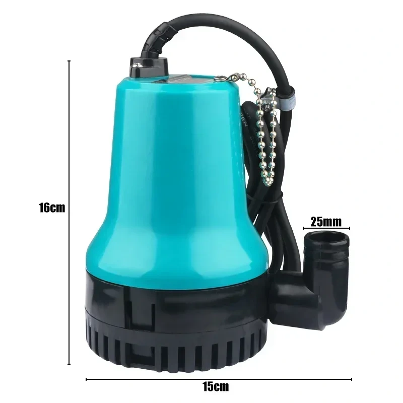 50W 4500L/H 5m DC 12V/24V Solar Water Pump Brush Motor  Circulation Submersible  Irrigation Fountain Fish Pond