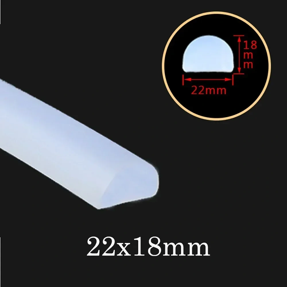 High Temperature Oven Dryer Sealing Strip Silicon Solid Cord Self Adhesive Bar Kitchen Countertop Bathroom Dry Wet Separation