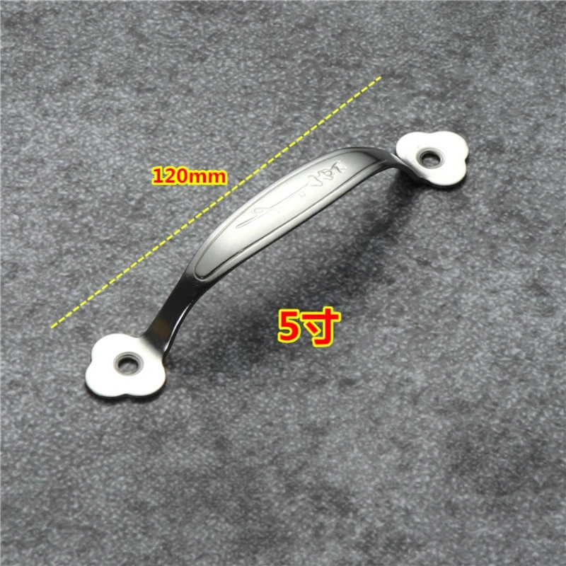 4PCS Stainless steel handle open cabinet door cabinet drawer handle window wooden door old thickened small handle accessories