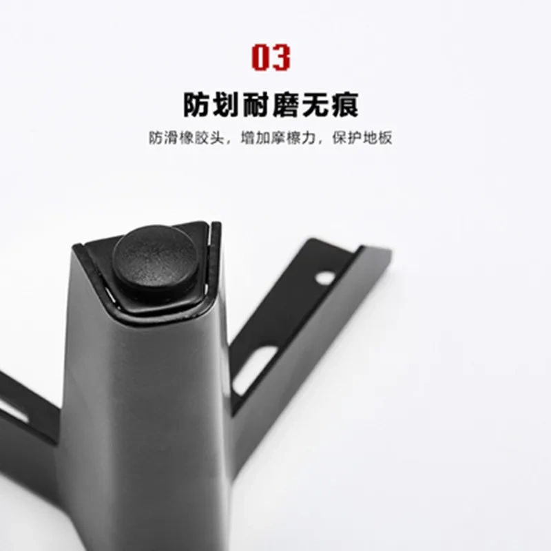4pcs Adjustable Height Metal Furniture Legs Coffe Table Legs Black Cabinet Feet Furniture Accessories Bed Riser