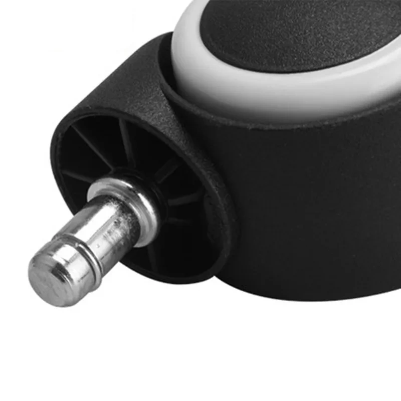 5Pcs Office Chair Wheel Caster 2" 50KG 360 Degree Mute Swivel Castor Furniture Feet Replacement Wheels Roller Rubber