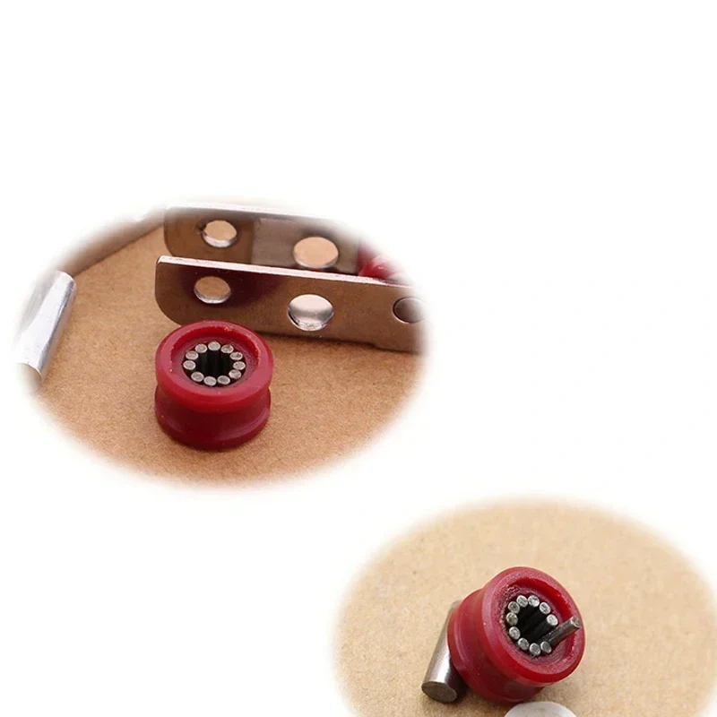 4 Pcs/lot stainless steel door window silent nylon pulley slot wheel sliding door fittings glass door sliding rollers