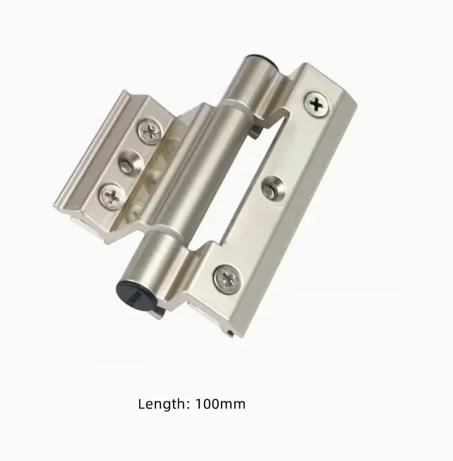 1pc Zinc alloy Door and Window Hinge Broken Bridge Heat Insulation Flat Open Window Hinge Hardware Folding Thickened Hinges