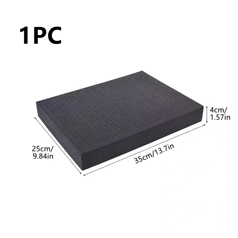 High Density Pre-Cutting Foam Insert for L-Box - Create Customized Storage Solution with Pick Pluck FoamIntroducing our high