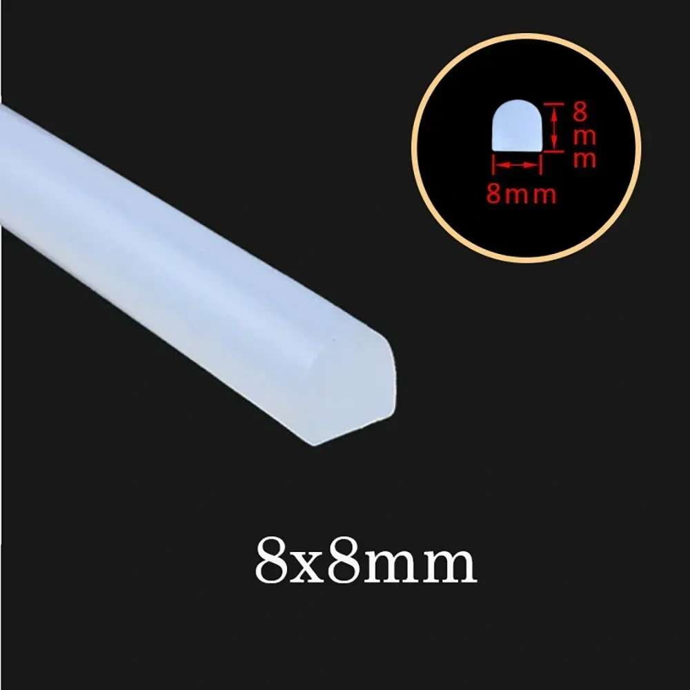 High Temperature Oven Dryer Sealing Strip Silicon Solid Cord Self Adhesive Bar Kitchen Countertop Bathroom Dry Wet Separation