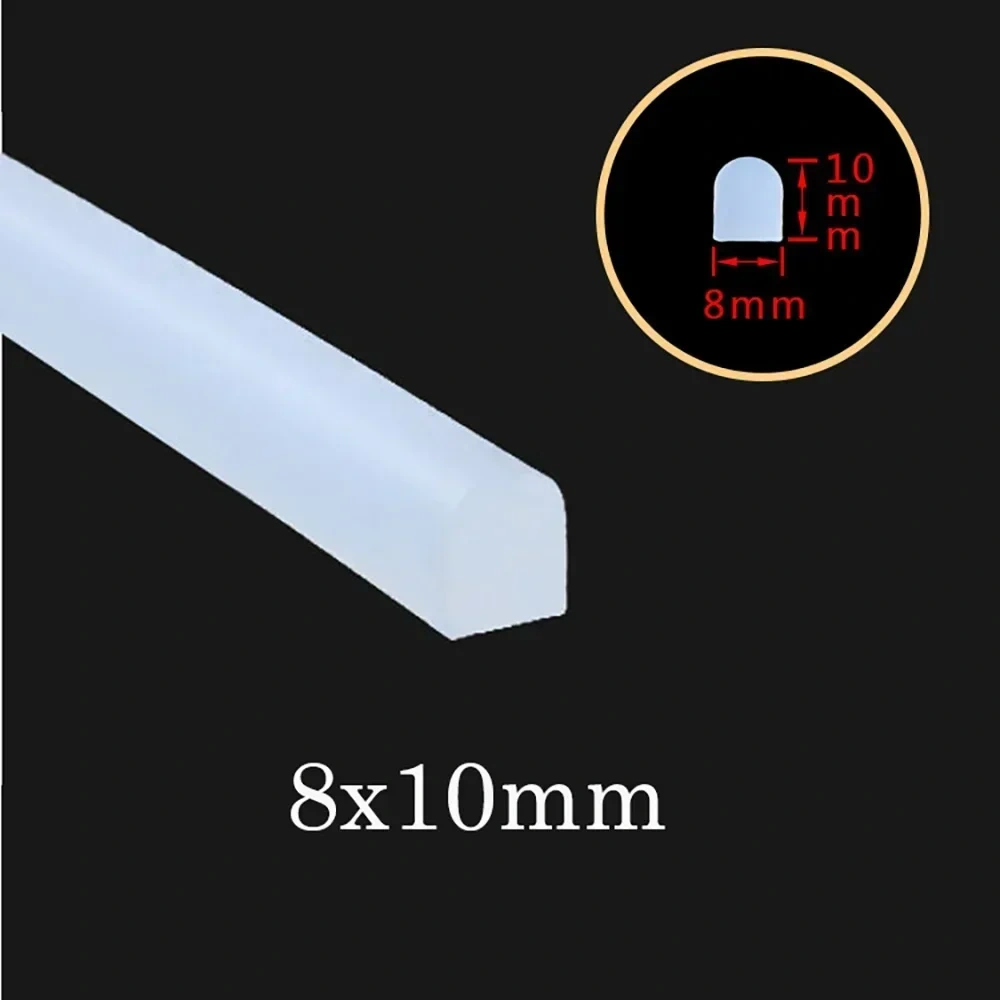 High Temperature Oven Dryer Sealing Strip Silicon Solid Cord Self Adhesive Bar Kitchen Countertop Bathroom Dry Wet Separation