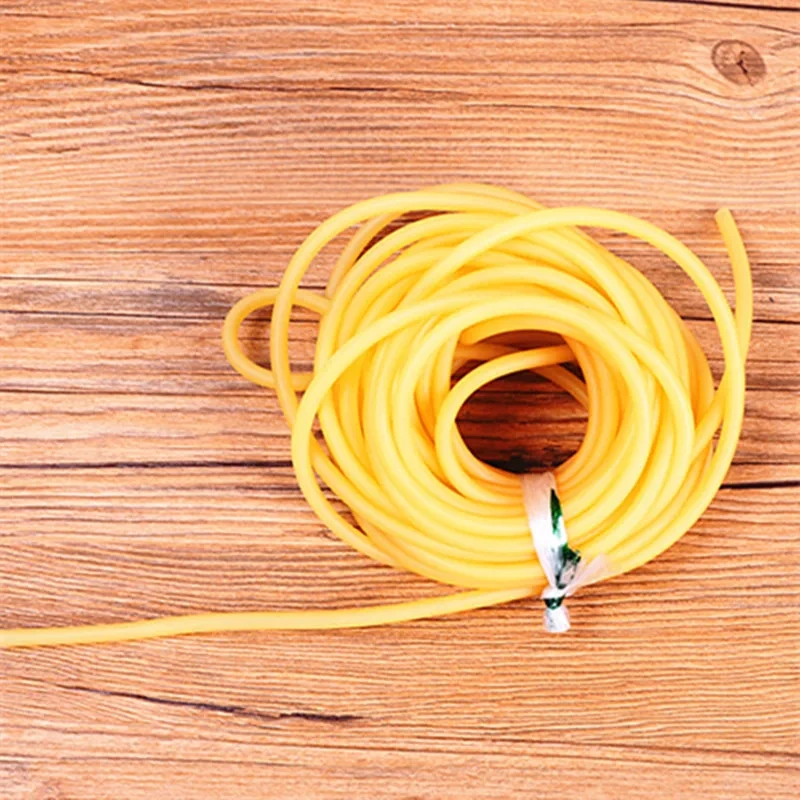 5mm*5/10m Outdoor 2050 Natural Latex Rubber Tube Stretch Elastic Slingshot Replacement Band Catapults Sling Rubber