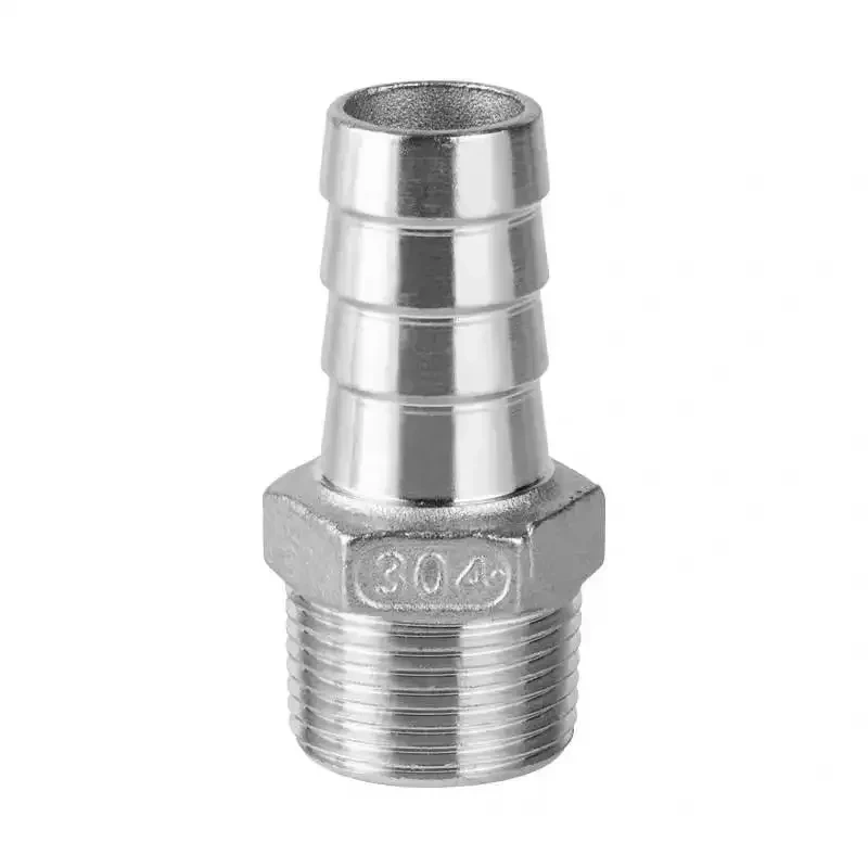 304 Stainless Steel Hose Connector Male And Female Threaded Leather Pipe Joints Elbow Adapter 6MM/8MM10MM15MM/20MM1/4"3/8"1/2"1"