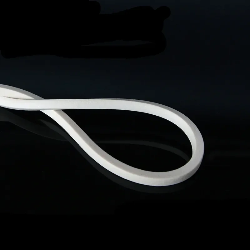 Foamed Silicone rubber soft seal strip square Oblong flat 4 5 6 8 10 12 15 20 25 30 40mm ship cabinet Door windor machine damper