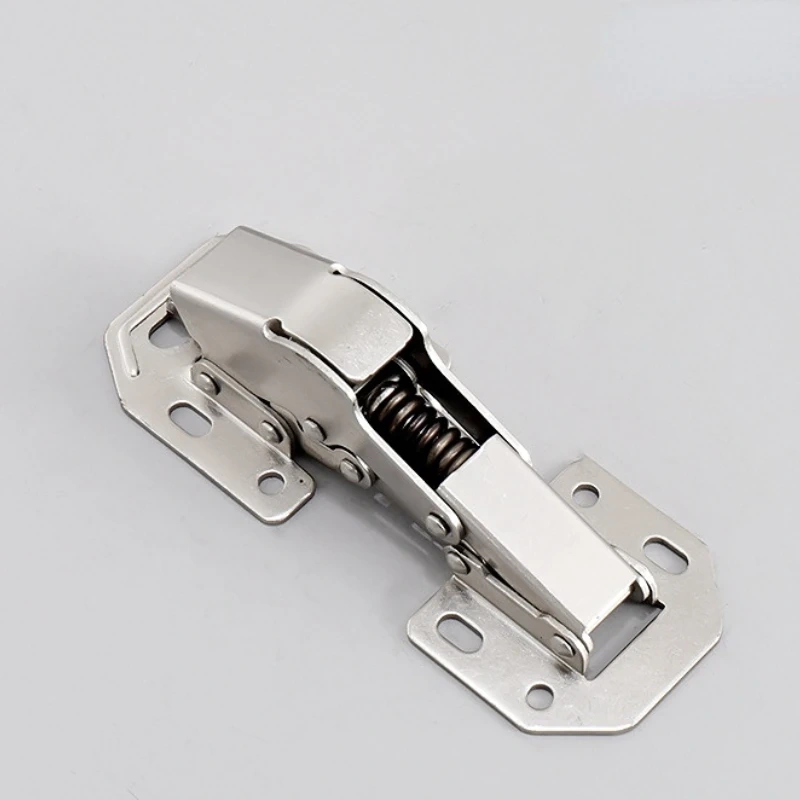 Cabinet Hinge 90 Degree No-Drilling Hole Cupboard Door Hydraulic Hinges Soft Close With Screws Furniture Hardware