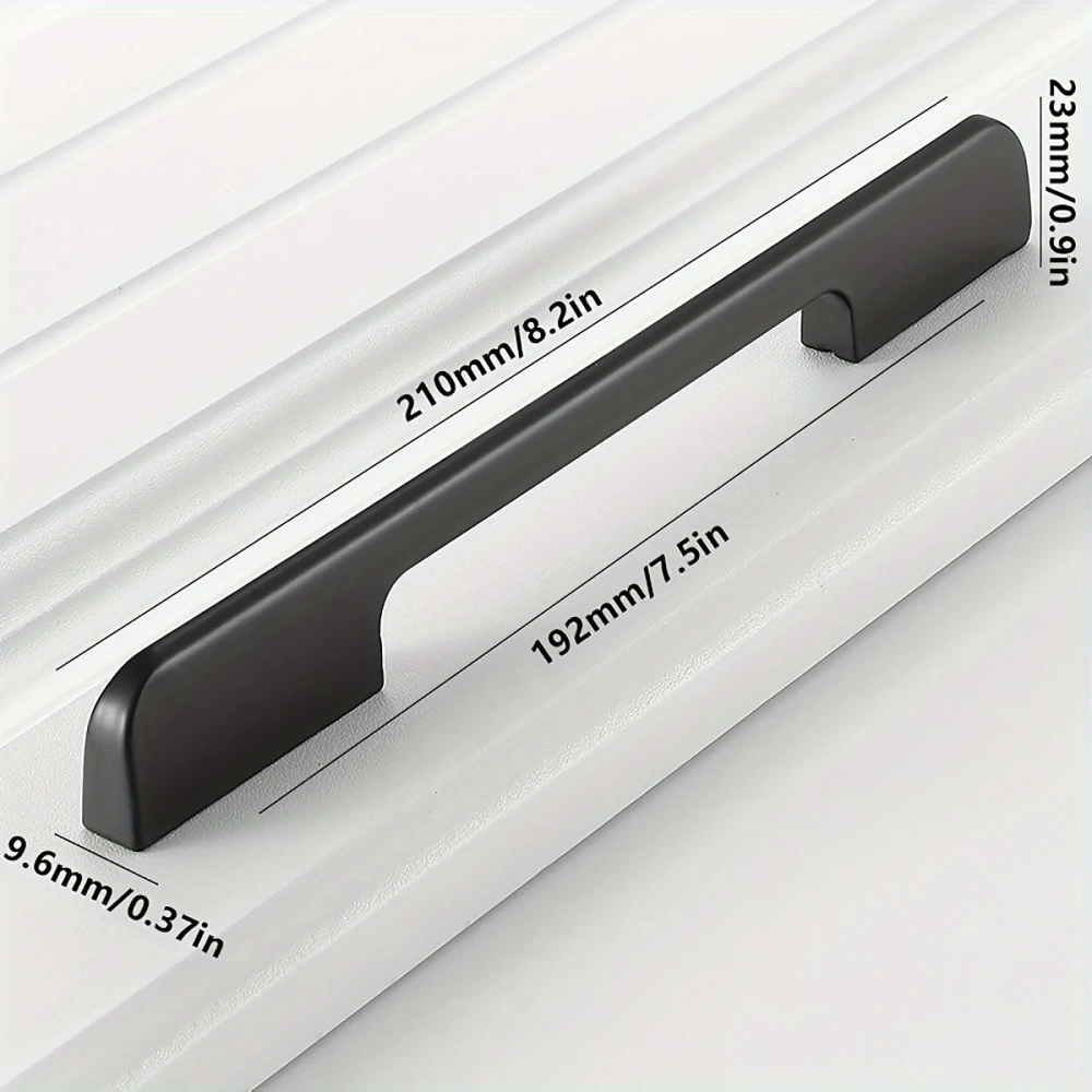 1pc Cabinet Handle Aluminum Alloy Kitchen Door Handle Cupboard Pull Drawer Knob, Furniture Room Door Decor Hardware Accessories