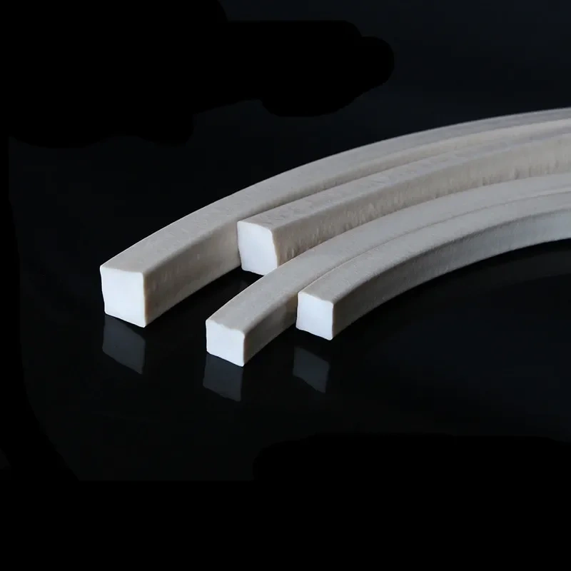 Foamed Silicone rubber soft seal strip square Oblong flat 4 5 6 8 10 12 15 20 25 30 40mm ship cabinet Door windor machine damper