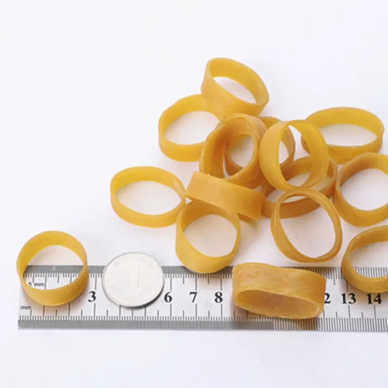 500g 80mm*10mm Elastic Hair Rubber Band Natural Rubber Ring daimeter 25mm Bovine tendons Sealing Belay use for Vegetable