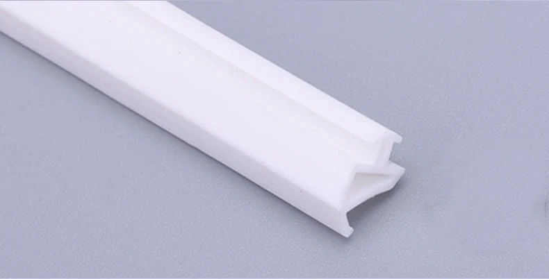 Tubular Gasket Weatherstrip Aluminium Door Window Slot Seal Strip Triangle Silicone Rubber 5 x 12m 10m Black White Brown
