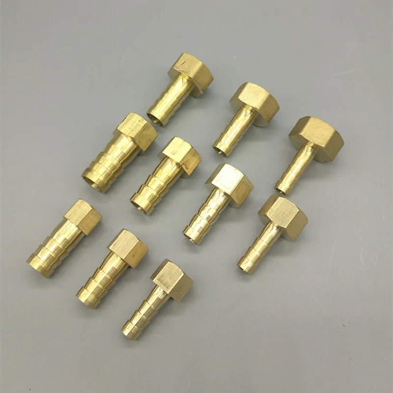 Brass Hose Fitting 4mm 6mm 8mm 10mm 19mm Barb Tail 1/8" 1/4" 1/2" 3/8" BSP Female Thread Copper Connector Joint Coupler Adapter