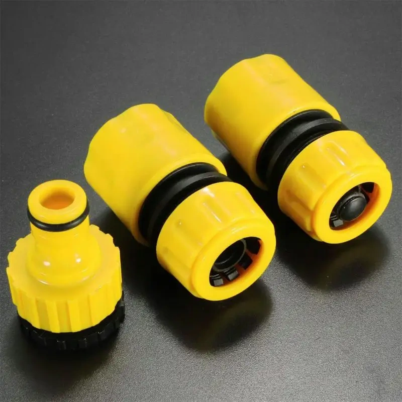 3Pcs/Set Universal ABS Quick Connector Car Wash Water Gun Adapter Garden Lawn Tap Hose Fitting