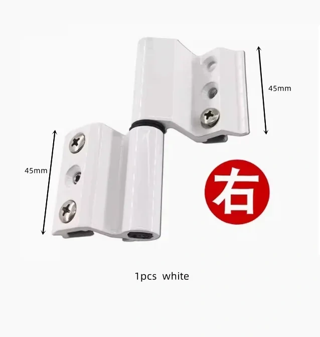 1pc Zinc alloy Door and Window Hinge Broken Bridge Heat Insulation Flat Open Window Hinge Hardware Folding Thickened Hinges