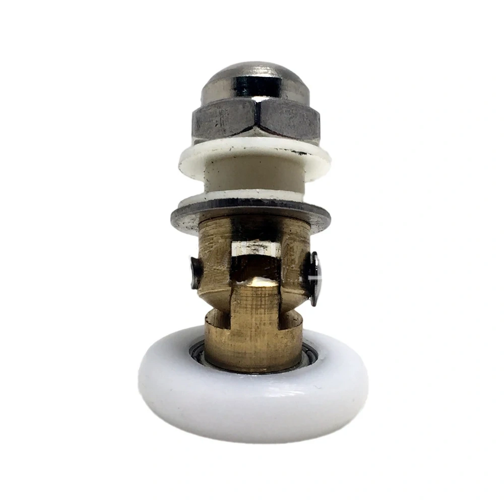 4pcs Shower Door Rollers/Wheels Universal eccentric pulley Stainless steel track eccentric adjustable bathroom pulley