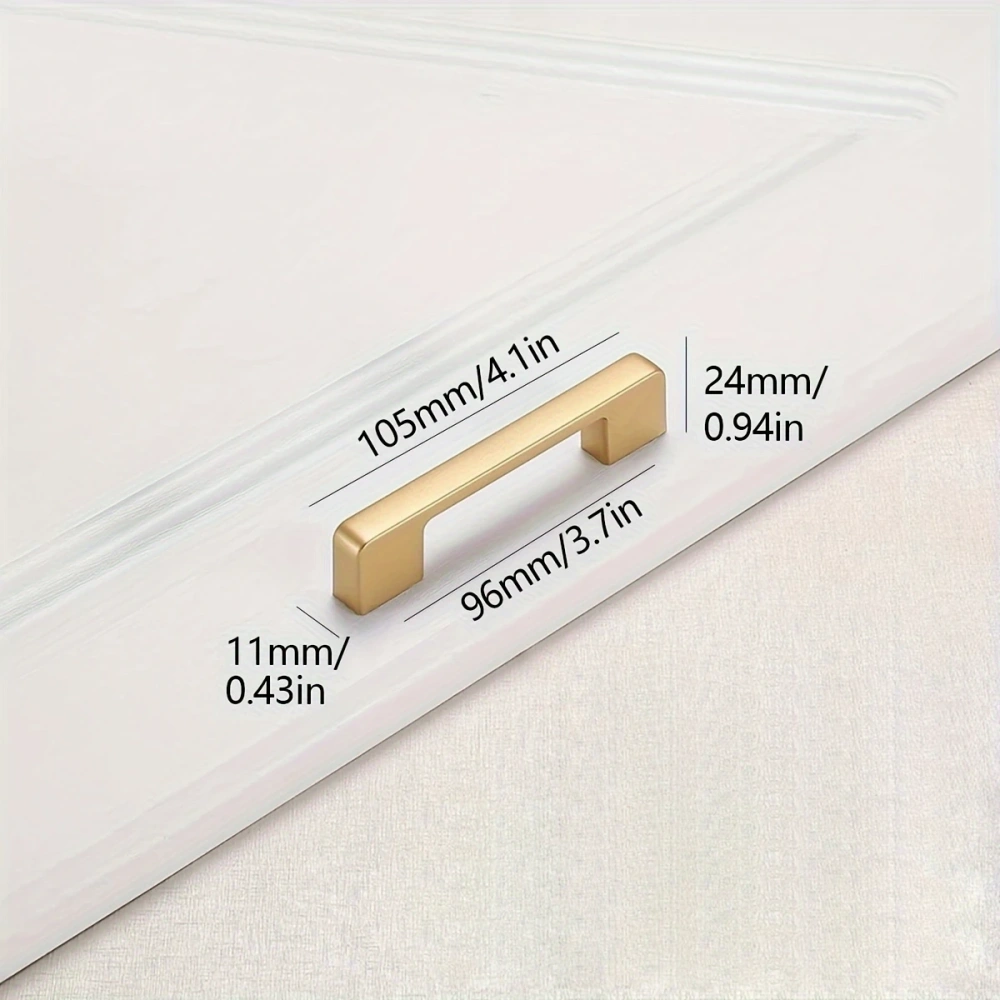 1pc Aluminum Alloy Cabinet Handle, Solid Kitchen Cupboard Pull, Drawer Knob, Furniture Handle Hardware