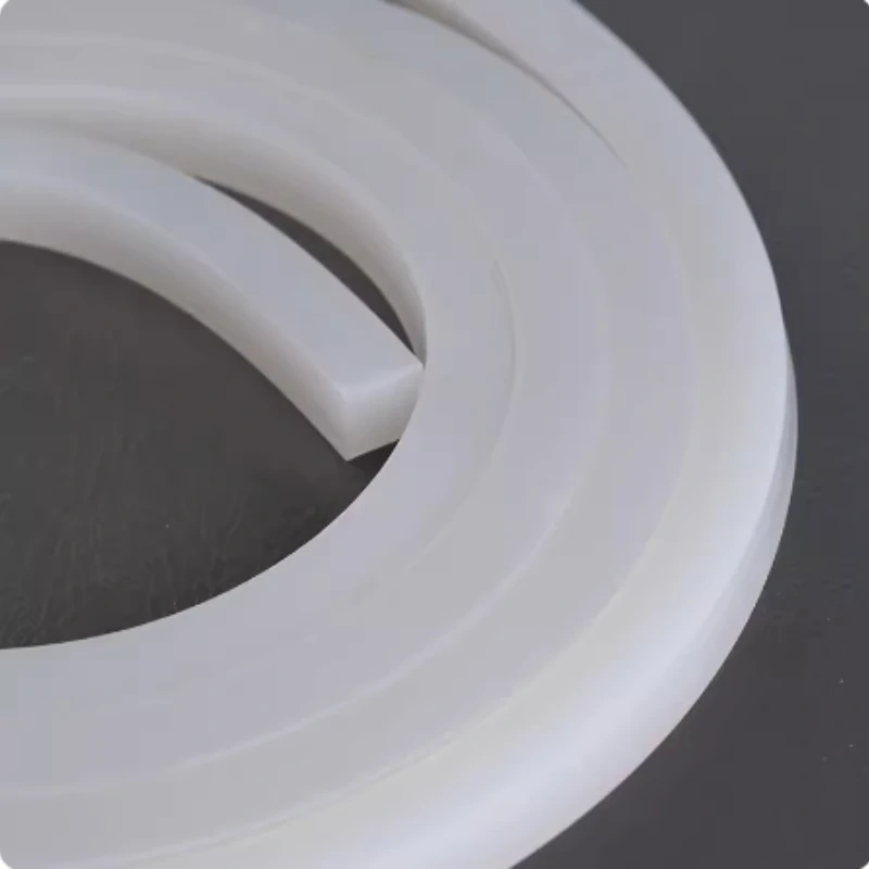 5meters 2x2mm 3x3mm 4x4mm 5x5mm High Temperature Resistant Solid Silicone Rubber Sealing Strip Weatherstrip