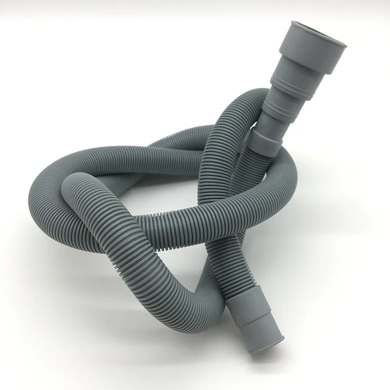 1Pcs 2M/3M PVC Washing Machine Dishwasher Drain Waste Hose Extension Pipe With Bracket Set Wash Machine Ablaufschlauch