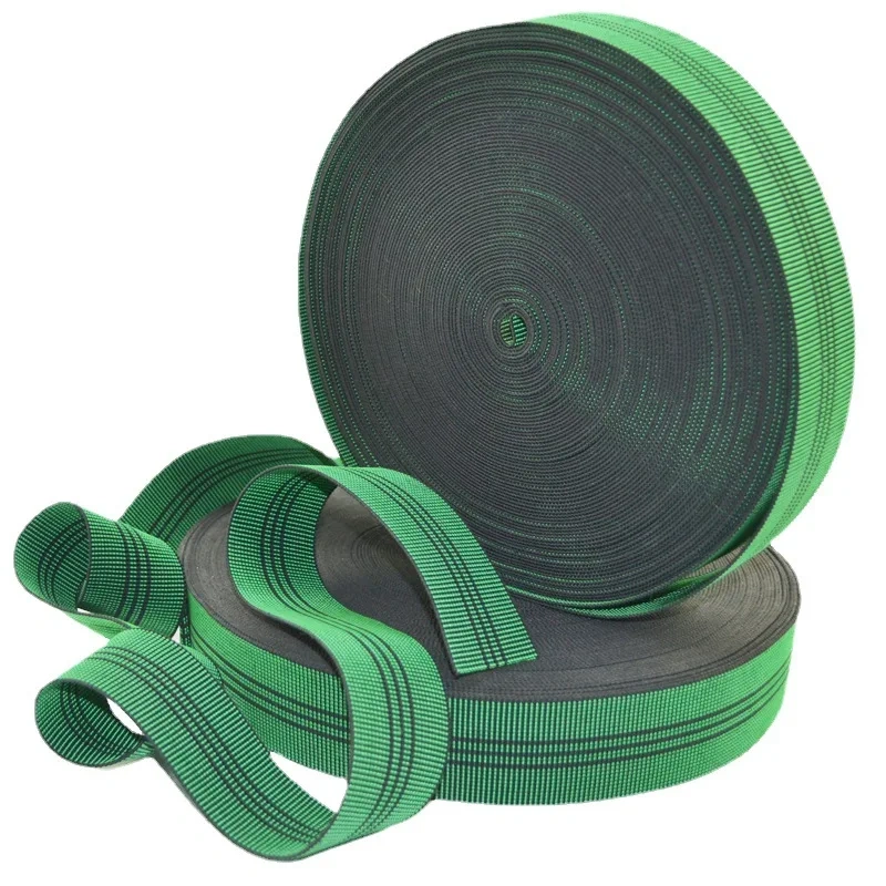 10m 5cm/7cm Twill Elastic Waist Upholstery Webbing  Elasbelt Elastic Furniture Webbing with 25PCS Fixed Nails