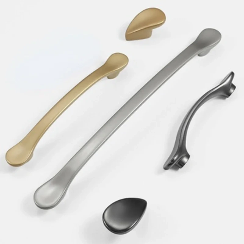 Nordic Light luxury gold handle modern simple light luxury cabinet door handle