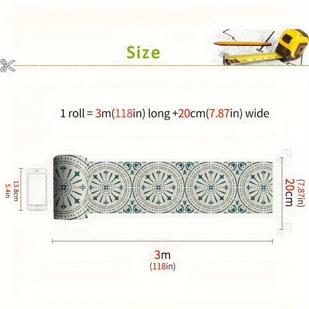 1 Roll Peel And Stick Floor Tile, Waterproof Wood PVC Tile Stickers, Self-Adhesive DIY Flooring Tiles For Bedroom, Living Room