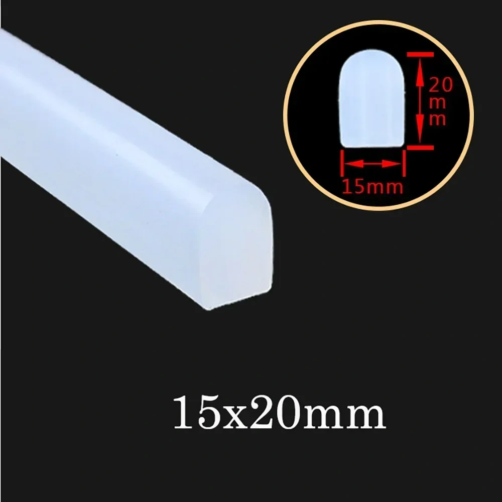 High Temperature Oven Dryer Sealing Strip Silicon Solid Cord Self Adhesive Bar Kitchen Countertop Bathroom Dry Wet Separation