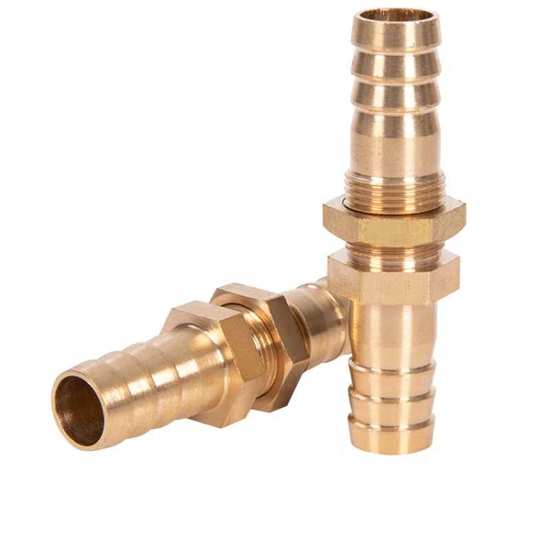 Reducing Fit 4/6/8/10mm Hose Brass Bulkhead Hosetail Hose Barb Pipe Fitting Connector