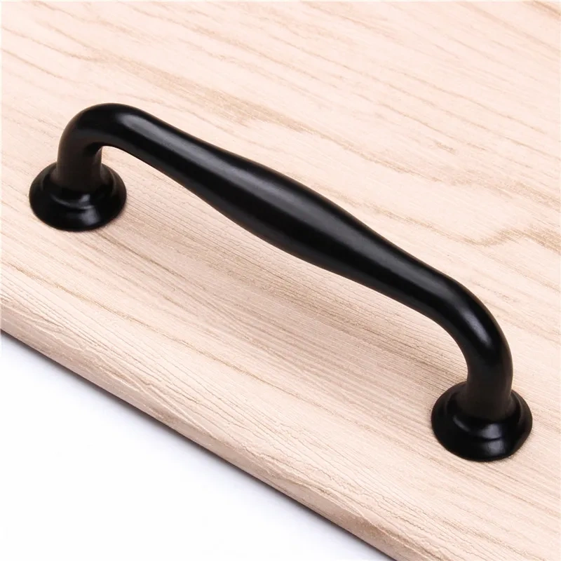 Durable Black Handles for Furniture Cabinet Knobs and Handles Kitchen Handles Drawer Knobs Cabinet Pulls Cupboard Handles Knobs