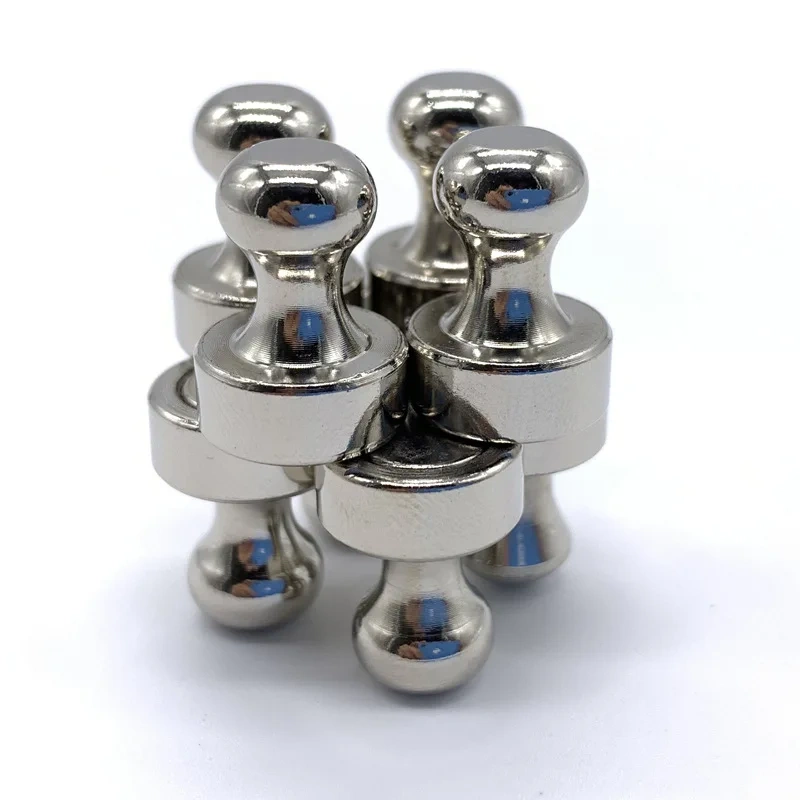 12pcs Magnet pinboard Office thumbtack Push pin Strong Neodymium Magnets Cones magnets Super  Chess Magnetic push pins D12*16