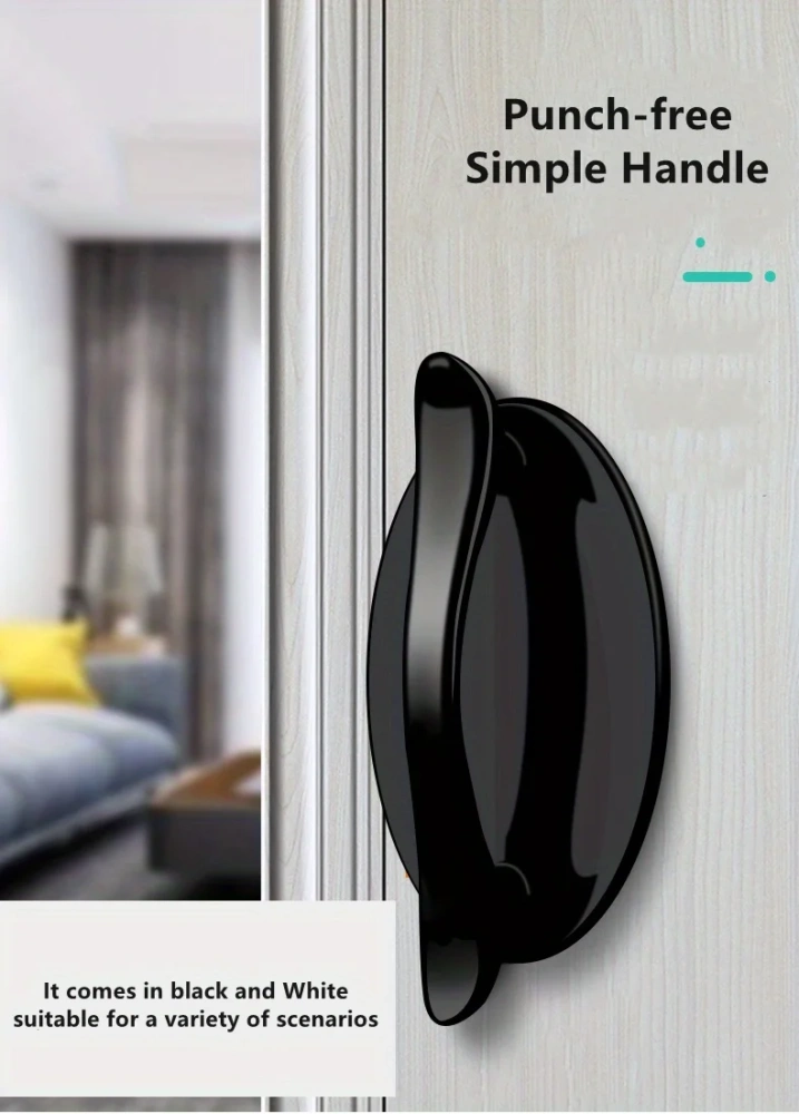 1pc Self-Adhesive Cabinet Handle - Easily Open Drawers & Cabinets with a Convenient Stick-on Handle!