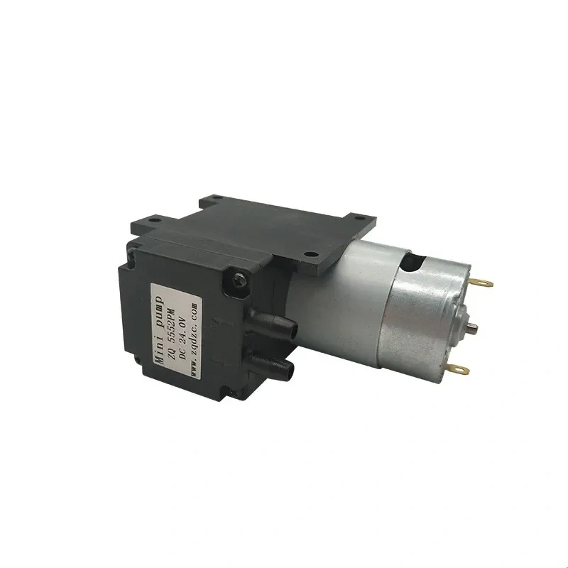 1pcs 24V Mini Vacuum Pump 8L/min High Pressure Suction Diaphragm Pumps with Holder