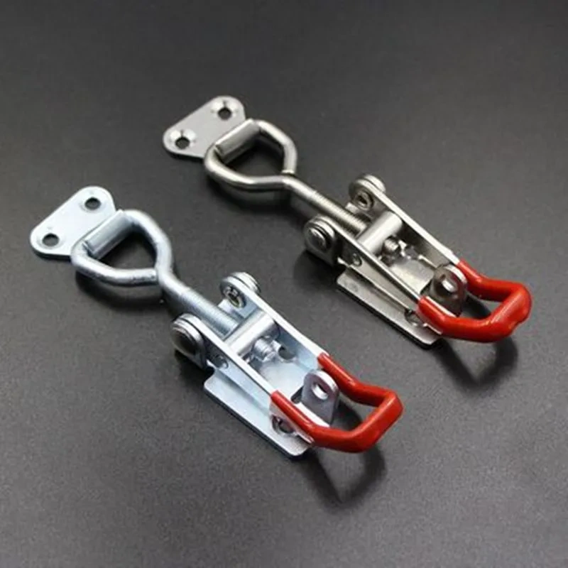 1pcs 304 stainless steel Adjustable Box buckle, Horizontal fixture,fast Door bolt clamp,no rust,More sturdy more durable