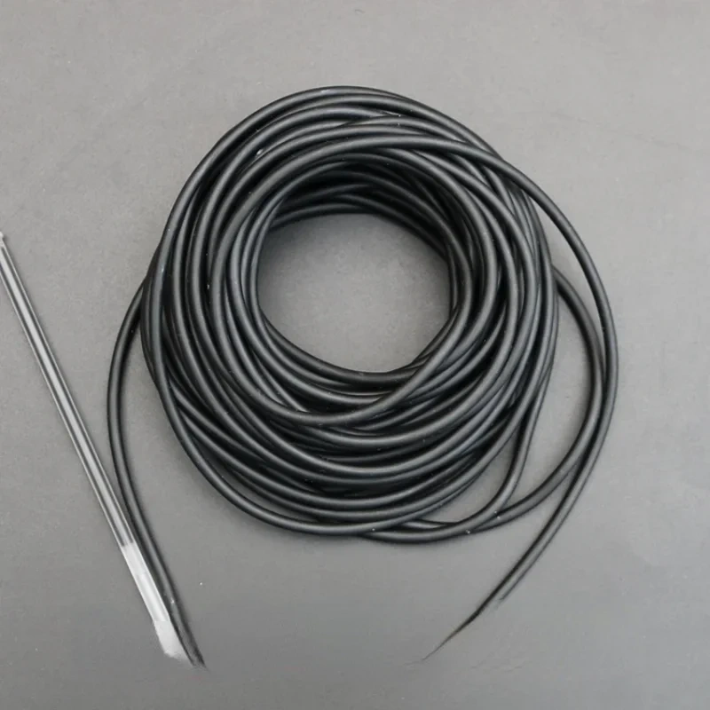 10meters 3mm slingshot sports solid rubber band fishing rubber band tension rope elastic rope wear resistant latex tube
