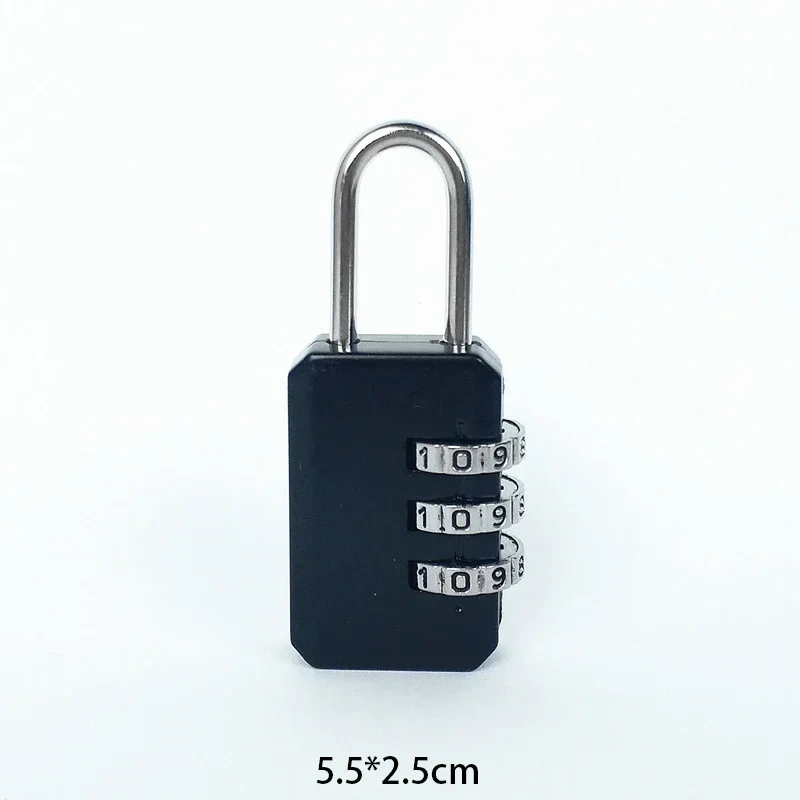 3 Digit Dial Combination Code Number Lock Padlock Luggage Zipper Bag Backpack Handbag Suitcase Drawer Outdoor Firm Durable Locks