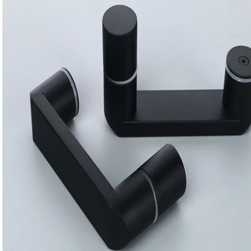 Matte Black Shower Box Glass Door Pull Knob bathroom glass door handle move door handle shower room handle