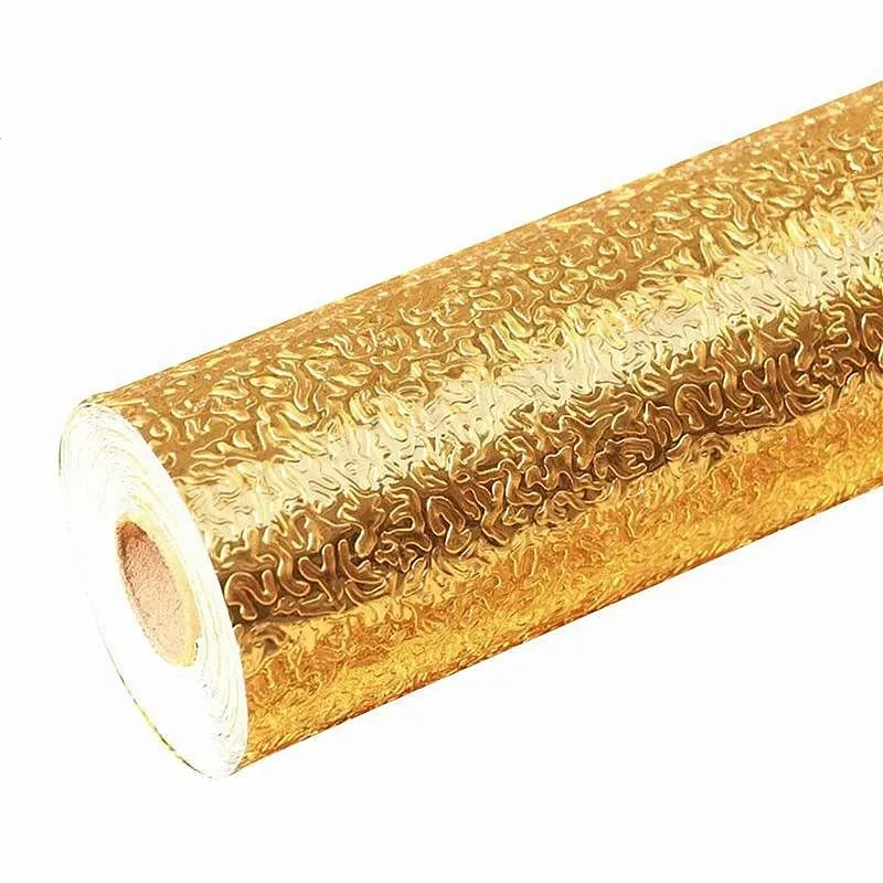 Kitchen Oil Proof Waterproof Sticker Aluminum Foil Kitchen Stove Cabinet Stickers Self Adhesive Wallpapers DIY Wall Stickers
