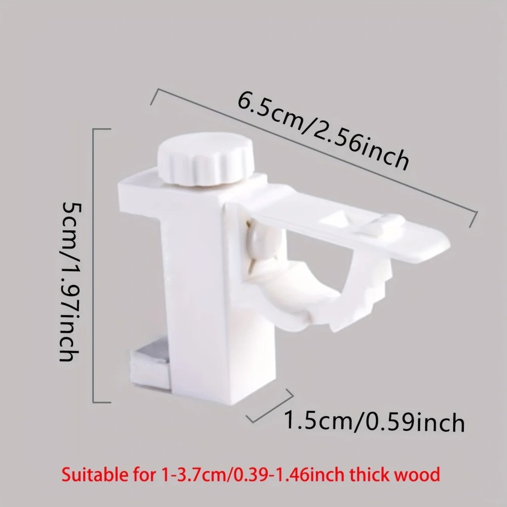 2pcs Curtain Rods Bracket Hanger Hooks: The Perfect Wall Organizer for Your Home!