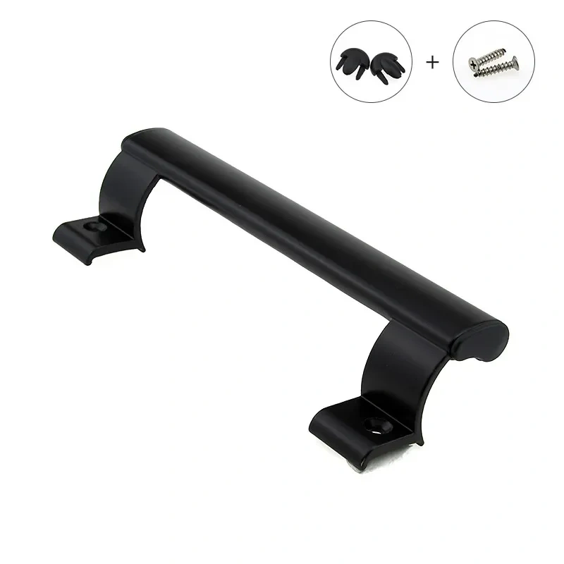 Salad hands sliding door aluminum alloy plastic door with the shake handshandle pull handle