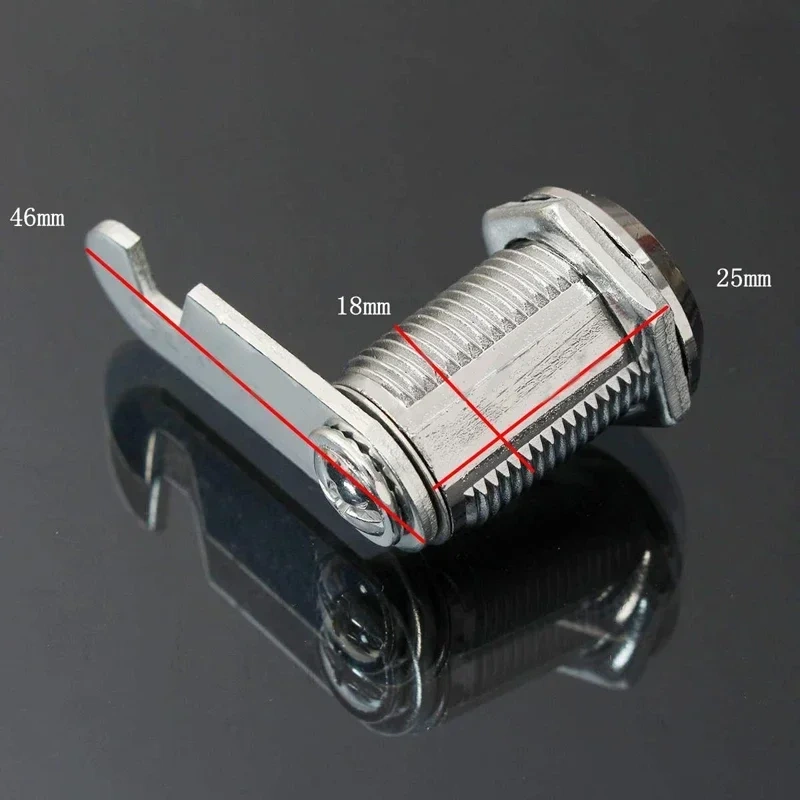 1pcs 16/20/25/30mm Cam Lock Door Cabinet Mailbox Drawer Cupboard Locker + 2 Keys DIY Cabinet Tools