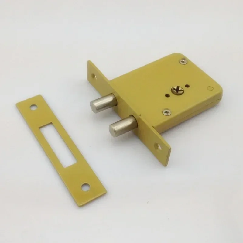 1pcs Universal key DeadBolt Invisible Locks,prevent lock picking double bar invisible , mortise, tubewell Mortice locks