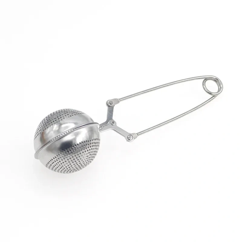 Tea Infuser Stainless Steel Sphere Mesh Tea Strainer Coffee Herb Spice Filter Diffuser Handle Tea Ball Match Bags