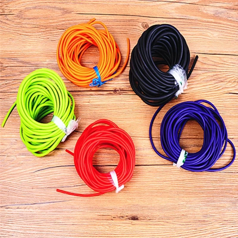 5/10m 3060 yoga elastic fitness belts strength training pull rope Tension rope round rubber band slingshot tube latex tube