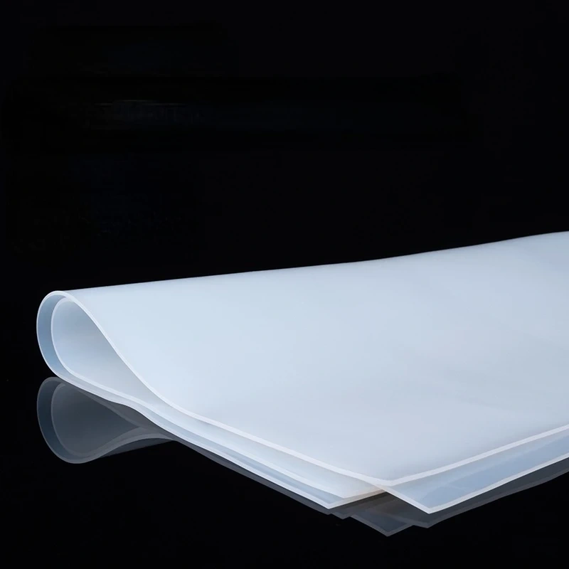 Silicone rubber sheet Thickness 1 1.5 2 3 4 mm thickness/ 500*500mm width thin board red color Rubber Sheet Mat