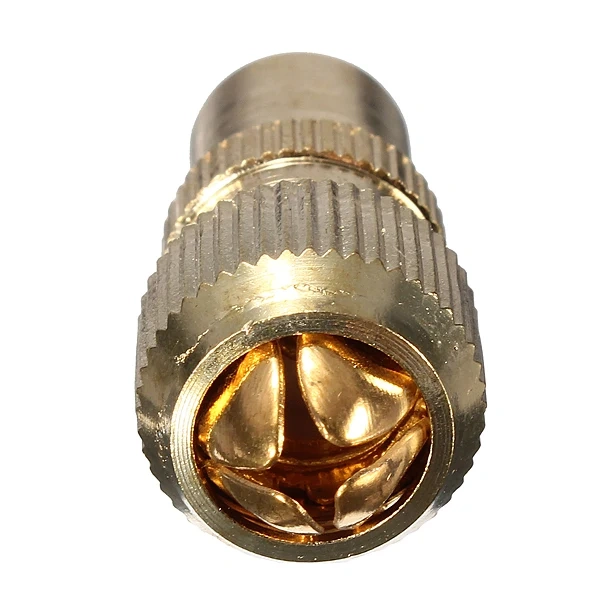 1Pcs Gold Plated Male TV Aerial Connector - RF Coax Cable Plug Freeview Coaxial