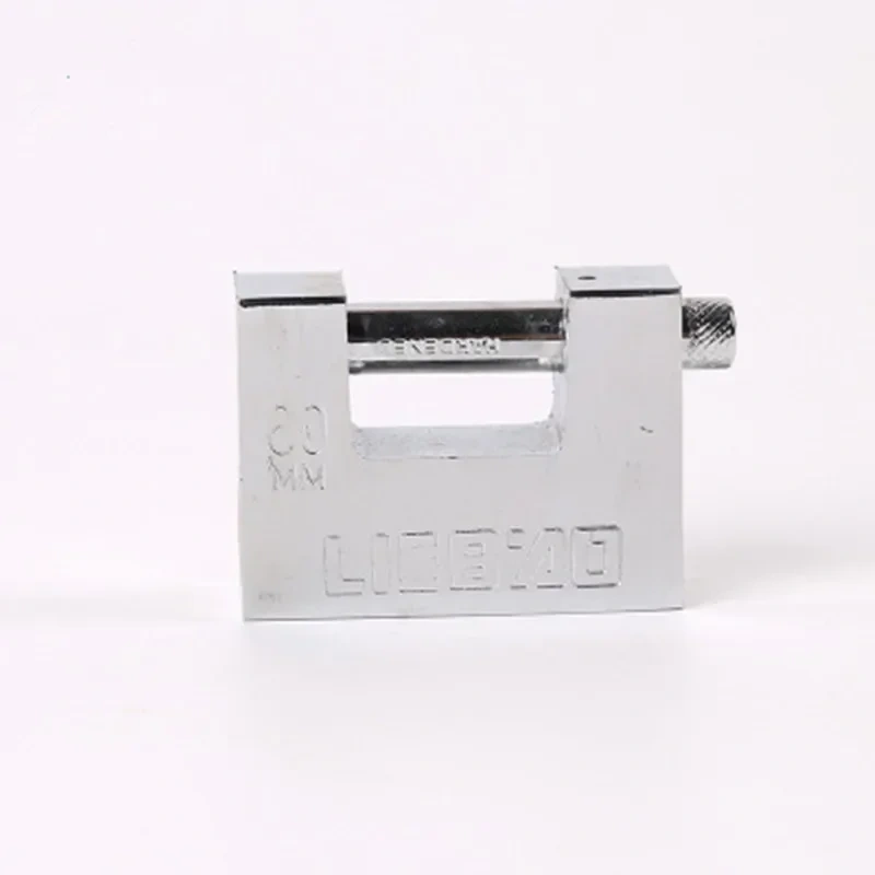 Rectangular padlock Burglar Padlock Security Safety Lock Antique Horizontal Opening anti-cutting anti-theft door lock