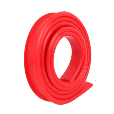 2 meters U Edge Banding Veneer Edging Wood Furniture Soft PVC Edgeband 3MM- 50MM White Beige Gray Black Red